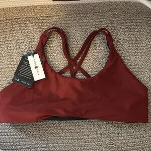 Tera Kaia brown sports Bra